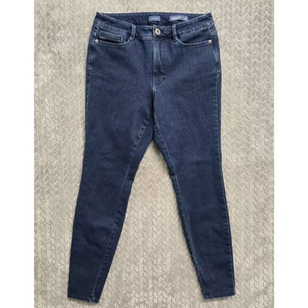 J Jill Jeans Womens 8β Dark Blue Premium Flex High Rise Leggings 29x27"